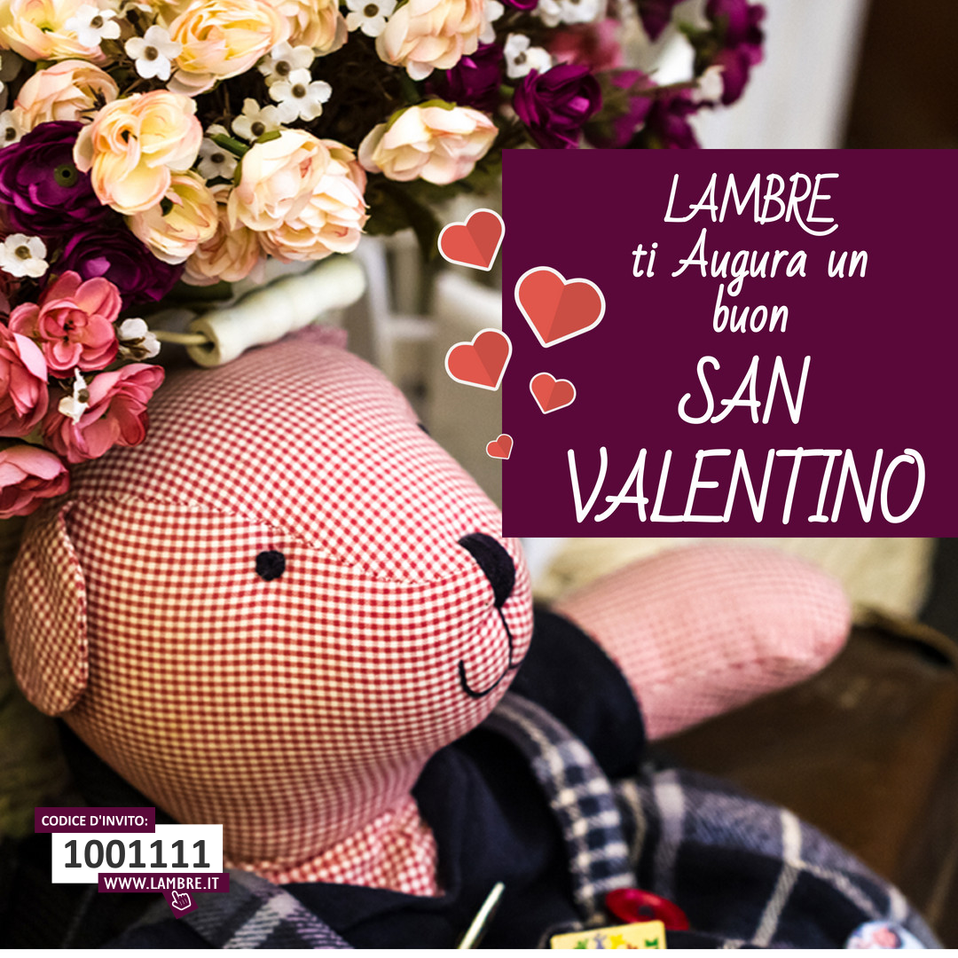 Lambre ti augura un Buon San Valentino
