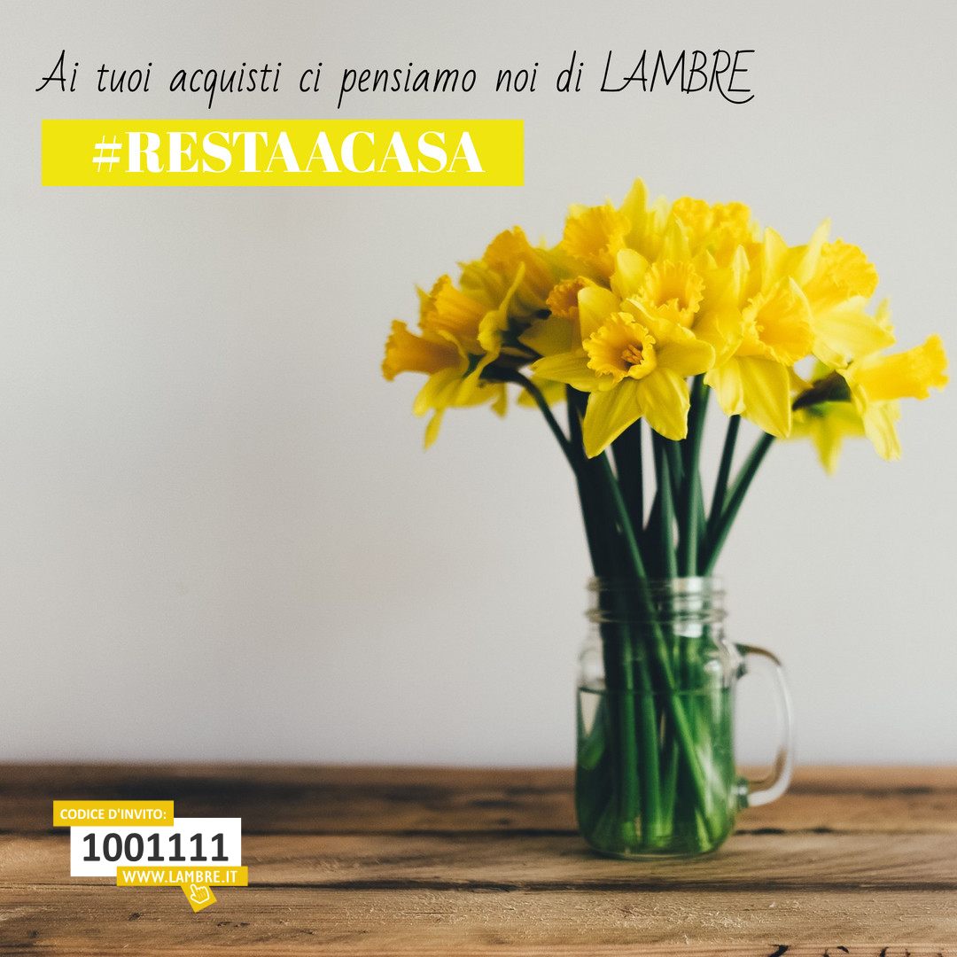 #RESTAACASA Ci pensa LAMBRE
